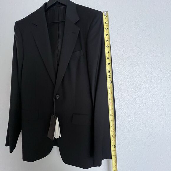Gucci Uniform Men’s Suit Jacket Size 48 (38 US) Black - Picture 5 of 11